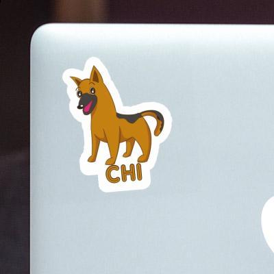 Schäferhund Sticker Chi Laptop Image