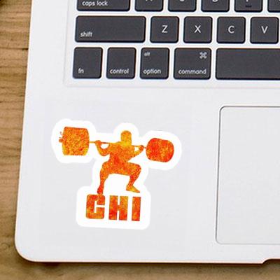 Chi Sticker Weightlifter Image