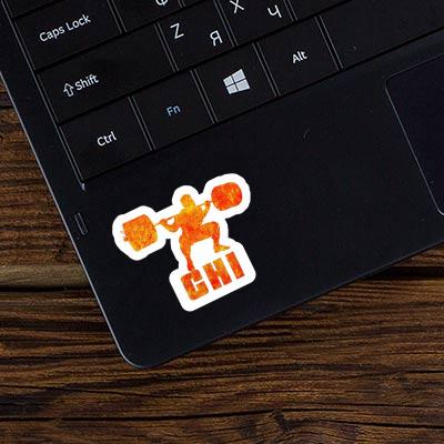 Chi Sticker Weightlifter Laptop Image