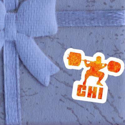 Chi Sticker Weightlifter Image