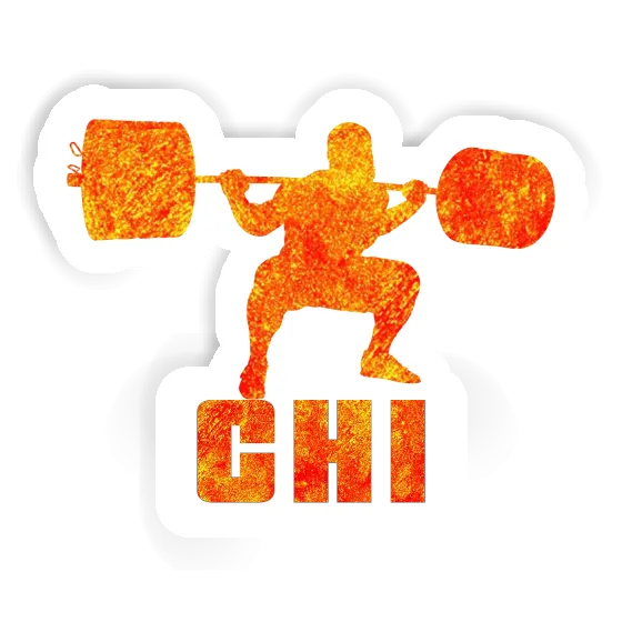 Chi Sticker Weightlifter Laptop Image