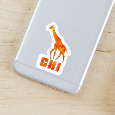 Aufkleber Giraffe Chi Gift package Image