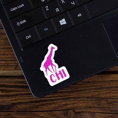 Chi Sticker Giraffe Laptop Image