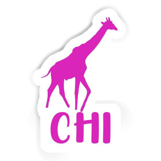 Autocollant Chi Girafe Laptop Image