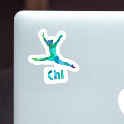 Sticker Chi Gymnast Laptop Image