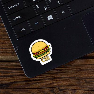 Autocollant Hamburger Chi Notebook Image