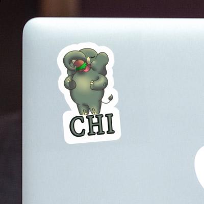 Sticker Elephant Chi Image