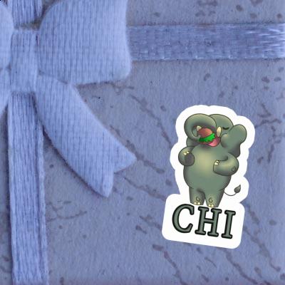 Aufkleber Chi Elefant Gift package Image