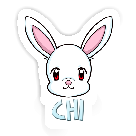 Aufkleber Hase Chi Notebook Image