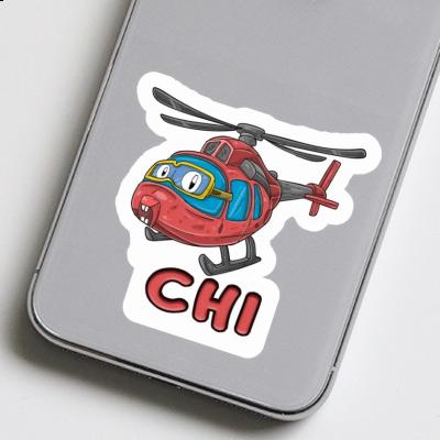 Sticker Chi Helicopter Gift package Image