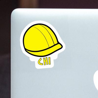 Chi Sticker Bauhelm Laptop Image