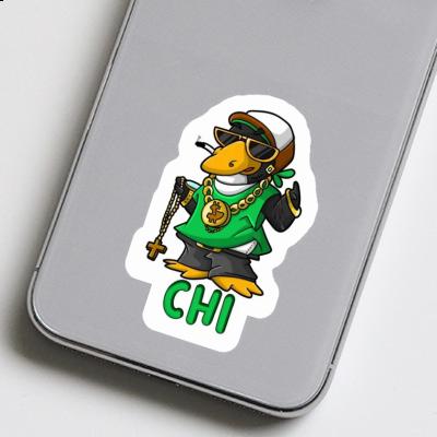 Hip-Hop Penguin Sticker Chi Laptop Image