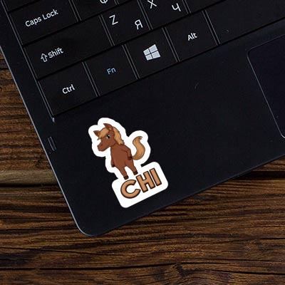 Sticker Pferd Chi Laptop Image