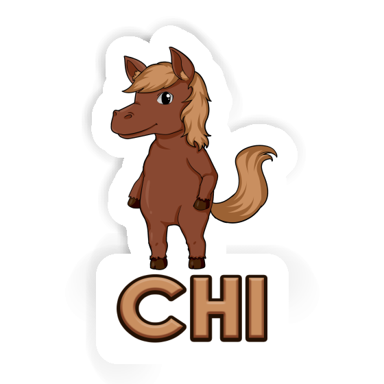 Sticker Pferd Chi Notebook Image