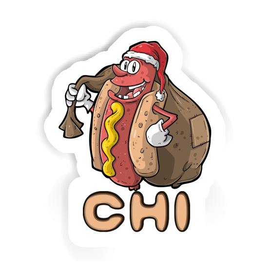 Hot Dog Aufkleber Chi Notebook Image