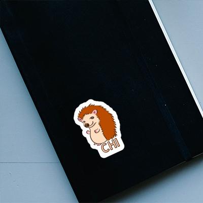 Hedgehog Sticker Chi Laptop Image