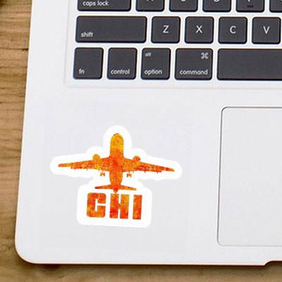 Sticker Jumbo-Jet Chi Laptop Image