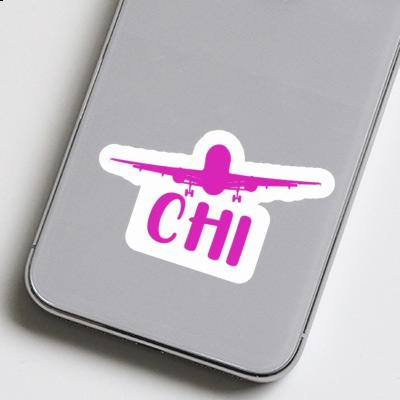 Sticker Chi Airplane Gift package Image