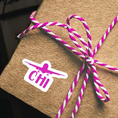 Autocollant Avion Chi Gift package Image