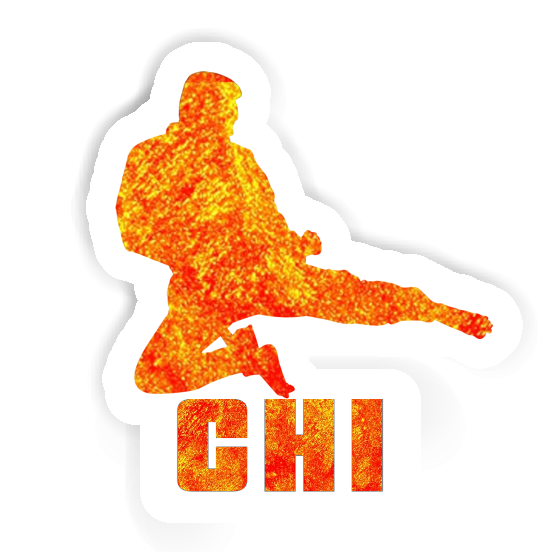 Chi Sticker Karateka Notebook Image