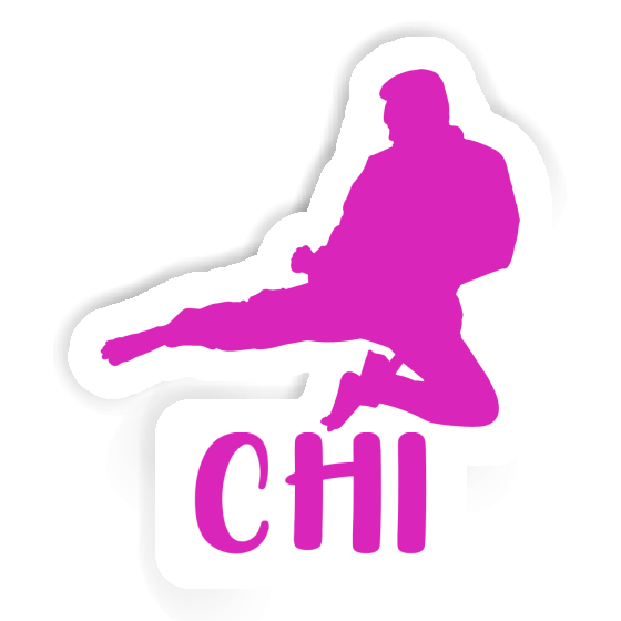 Chi Sticker Karateka Notebook Image