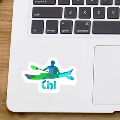 Kayaker Sticker Chi Image