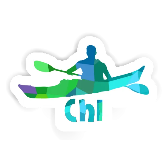 Sticker Chi Kayaker Image