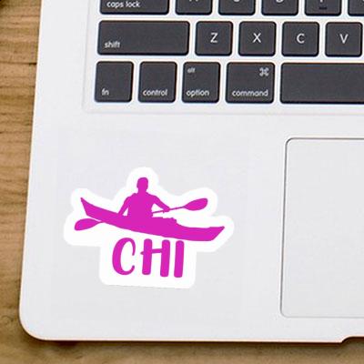 Sticker Chi Kayaker Laptop Image