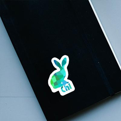 Lapin Autocollant Chi Laptop Image