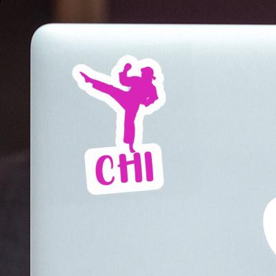 Chi Sticker Karateka Notebook Image