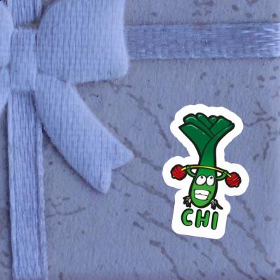 Sticker Weight Lifter Chi Notebook Image