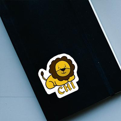 Autocollant Lion Chi Notebook Image