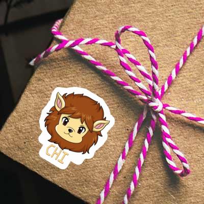 Autocollant Tête de lion Chi Gift package Image