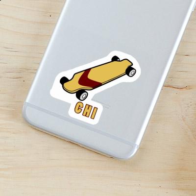 Chi Sticker Longboard Image