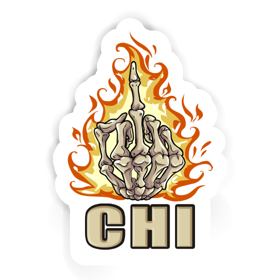 Middlefinger Sticker Chi Image