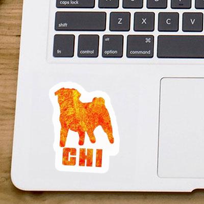 Sticker Chi Pug Laptop Image