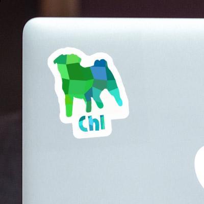 Sticker Pug Chi Notebook Image