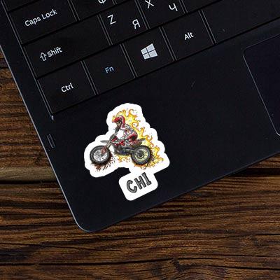 Chi Sticker Motocross Rider Gift package Image