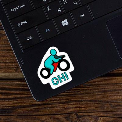 Sticker Chi Motorradfahrer Gift package Image