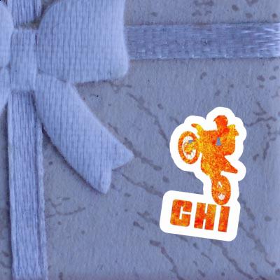 Sticker Chi Motocross Jumper Notebook Image