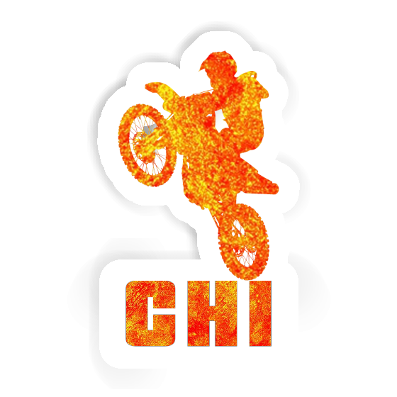 Sticker Motocross-Fahrer Chi Gift package Image