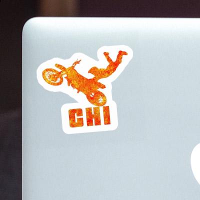 Chi Sticker Motocross Rider Notebook Image