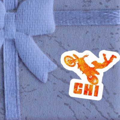 Chi Sticker Motocross Rider Gift package Image