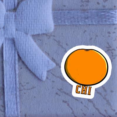 Sticker Chi Orange Gift package Image