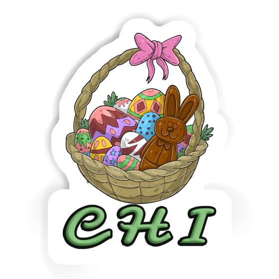 Easter basket Sticker Chi Laptop Image