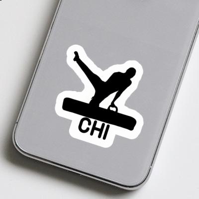 Gymnast Sticker Chi Notebook Image