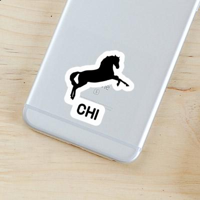 Sticker Chi Pferd Notebook Image