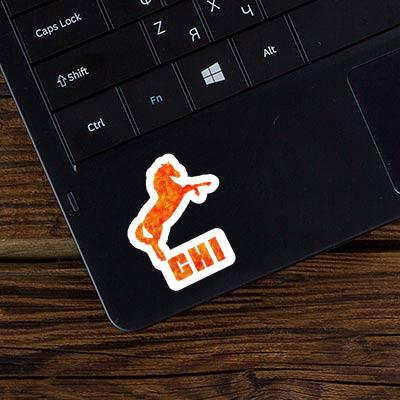 Horse Sticker Chi Laptop Image