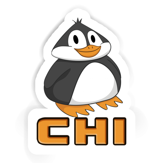 Chi Sticker Fat Penguin Notebook Image