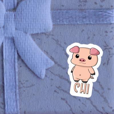 Sticker Piglet Chi Laptop Image